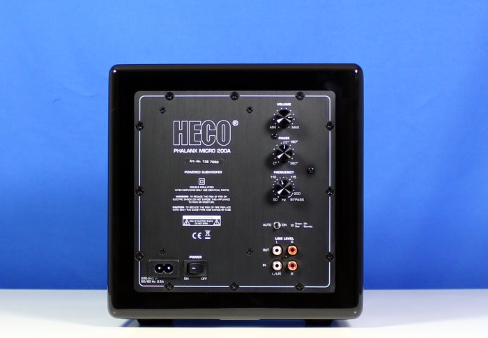 Heco Phalanx Micro 200A : Subwoofer : AZONE Heco Phalanx Micro 200A : Subwoofer : AZONE